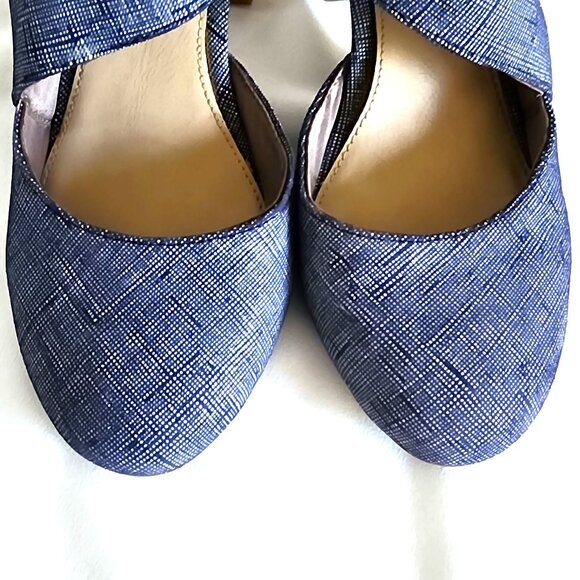 Hush Puppies blue Mary Jane heels - Picture 3 of 12